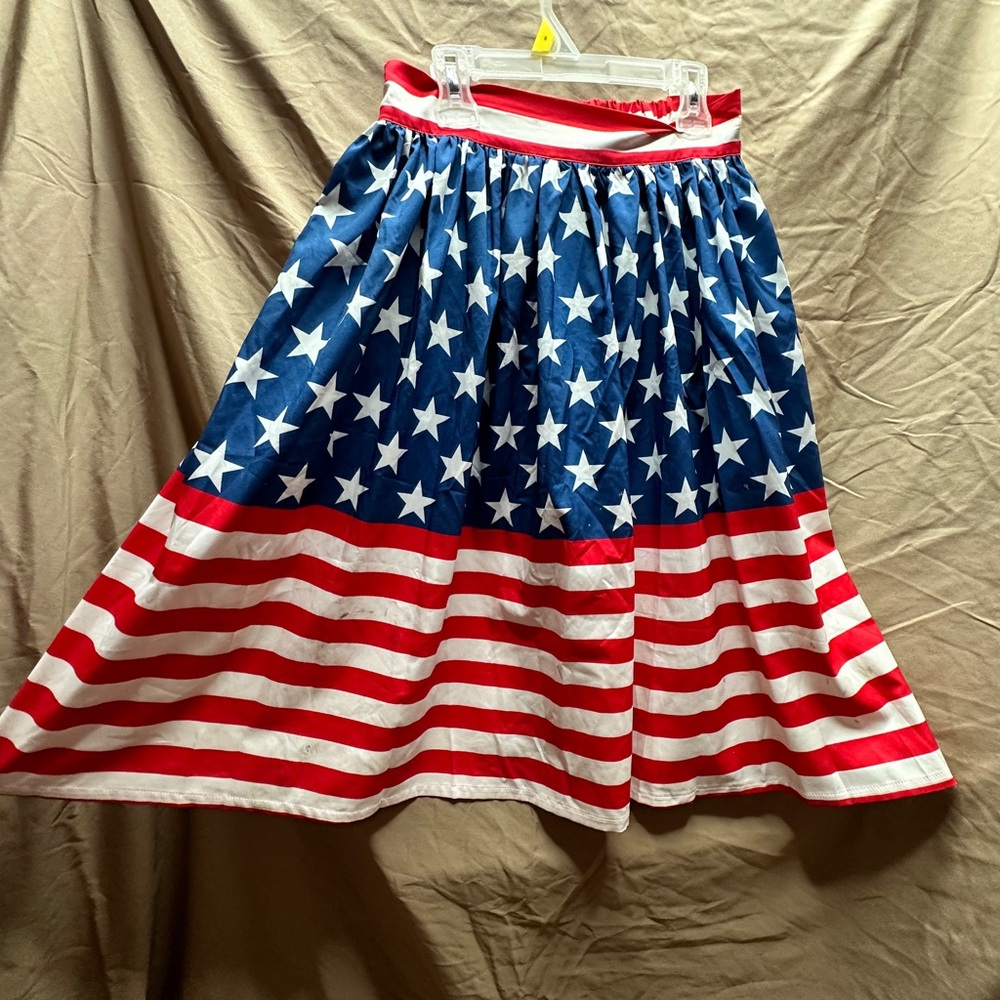 Flag a-line pinup skirt